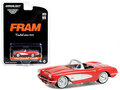Greenlight 1:64 Chevrolet Corvette Convertible 1958 rood "FRAM Oil Filters: Trusted Since 1934" Hobby Exclusive Series