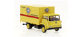 Brekina 1:87 Bedford TK Bakwagen Visser Autodienst 1. Version NL 1971 geel, in blisterverpakking