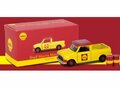 Tiny Toys 1:50 Morris Mini Pick-up "Shell" geel rood