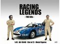 American Diorama 1:43 Racing Legends 60's set of 2 figure's, ecxl. modelauto