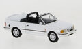 Premium Classixxs 1:87 Ford Escort IV Cabriolet, 1986 wit, in windowbox