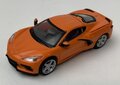 Premium Classixxs 1:87 Chevrolet Corvette (C8) Stingray oranje 2020, in windowbox