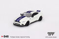 Mini GT 1:64 Ford Mustang GT LB Works, white LHD