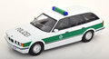 Triple9 1:18 BMW 5 series Touring E34 "Polizei", 1996 - wit / groen.