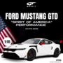 GT Spirit 1:18 Ford Mustang GTD "Spirit of America) Performance white 2025. Levering 09-2025