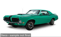 IXO 1:43 Mercury Cougar Eliminator 428 CJ groen/ zwart 1970 -  IXO America. Verwacht - te reserveren