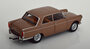 Norev 1:18 Peugeot 404 1965 Brown metallic with Caravan Hénon_