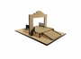 Sjo - cal 1:64 Monte Carlo Diorama, Wooden Modelkit, incl. sticker, excl. figuur en auto_