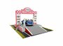 Sjo - cal 1:64 Monte Carlo Diorama, Wooden Modelkit, incl. sticker, excl. figuur en auto_