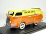 ESVAL 1:43 International D-300 Oscar Mayer Delivery Van met Open achterdeuren en ijsblokjes er in geel oranje_