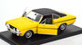 Atlas 1:24 Opel Commodore A GS/E Coupe 1970 geel zwart in blisterverpakking_
