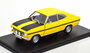 Atlas 1:24 Opel Kadett B Rally 1970 geel zwart in blisterverpakking_