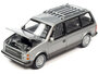 Auto World 1:64 Plymouth Voyager 1985, Minivan Radiant Silver Metallic with Roofrack "Mighty Minivans"_