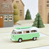 Norev 1:43 Volkswagen Combi T2b Camper Van 1973 Green Jet car_