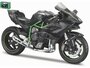 Maisto 1:12 Kawasaki Ninja H2R donkergrijs / groen , in windowbox_