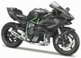 Maisto 1:12 Kawasaki Ninja H2R donkergrijs / groen , in windowbox_