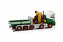 WSI 1:50 Koninklijke Saan Volvo FH 4 Globetrotter 10X4 TAG AXLE With Palfinger 165002 + JIB and Ballastbox with Hitch_