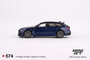 Mini GT 1:64 Audi ABT RS6-R Navarra Blue Metallic, LHD_