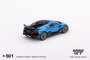 Mini GT 1:64 Bugatti Divo Blue Bugatti, LHD_