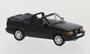 Premium Classixxs 1:87 Ford Escort IV Cabriolet, 1986 zwart, in windowbox_