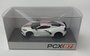 Premium Classixxs 1:87 Chevrolet Corvette (C8) Stingray, wit rood 2020, in windowbox_