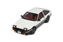 Otto Mobile 1:18 Toyota Sprinter Trueno AE86 white 1985, Special version with Open lights. uitverkocht in pre-order_