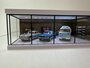 Showroom 1:43 / 1:64 met led en aan / uit schakelaar en usb stekker_