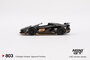 Mini GT 1:64 Lamborghini Aventador SVJ 63 Roadster Nero Aldebaran LHD_