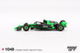 Mini GT 1:64 Kick Sauber C44, no 24 Guanyu Zhou F1 Chinese GP 2024 groen LHD. Verwacht eind 10-2025_