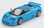 Mini GT 1:64 Bugatti ED110 Super Sport 1995 blauw LHD_