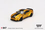Mini GT 1:64 Ford Mustang LB-Works LB, gold 2017, LHD_