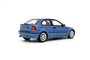 Otto Mobile 1:18 BMW E46 318 ti Compact Estoril Blue 2002. Levering 08-2025_