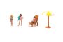 Tarmac 1:64 Beach Girls - figuren set excl. decoration_