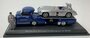 Schuco 1:43 Mercedes Benz Renn Transporter Blaue Wunder + Mercedes Benz 300 SLR & figuur_