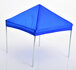 American Diorama 1:18 Tent - Canopy set with Chrome Frame & Blue Cover excl. modelauto_