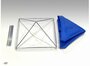 American Diorama 1:18 Tent - Canopy set with Chrome Frame & Blue Cover excl. modelauto_