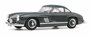 Schuco 1:18 Mercedes Benz 300 SL Flügelturer grijs 1954_