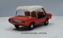 VDM 1:43 Daf Michelotti Shelette  rood strandwagen  - Verwacht juli/ augustus_