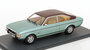 Schuco 1:18 Ford Granada Coupe 1972 Green with marron roof met vitrine - Schuco PRO.R18_