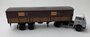 Brekina 1:87 Daf DO 2000 Koffer-SZ - van Gend & Loos 1957  grijs bruin_