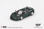 Mini GT 1:64 Bugatti EB110 GT Verde Scuro 1995 LHD_