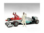 American Diorama 1:43 Racing Legends 2000's set of 2 figure's, ecxl. modelauto_