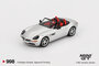 Mini GT 1:64 BMW Z8 Titanium silver 2003 LHD in blisterverpakking_