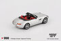 Mini GT 1:64 BMW Z8 Titanium silver 2003 LHD in blisterverpakking_
