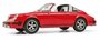 Schuco Pro18 1:18 Porsche 911 Targa (1977), rood_