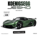 GT Spirit 1:8 Koenigegg Jesko Peal green 2024 in vitrine. Levering 12-2026_
